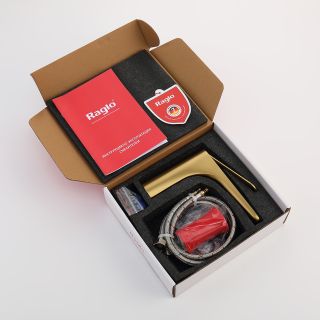 Смеситель для раковины Raglo R21.10.03 золотой сатин